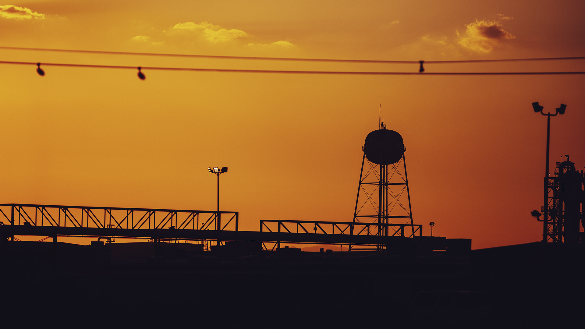 Water tower at Boron