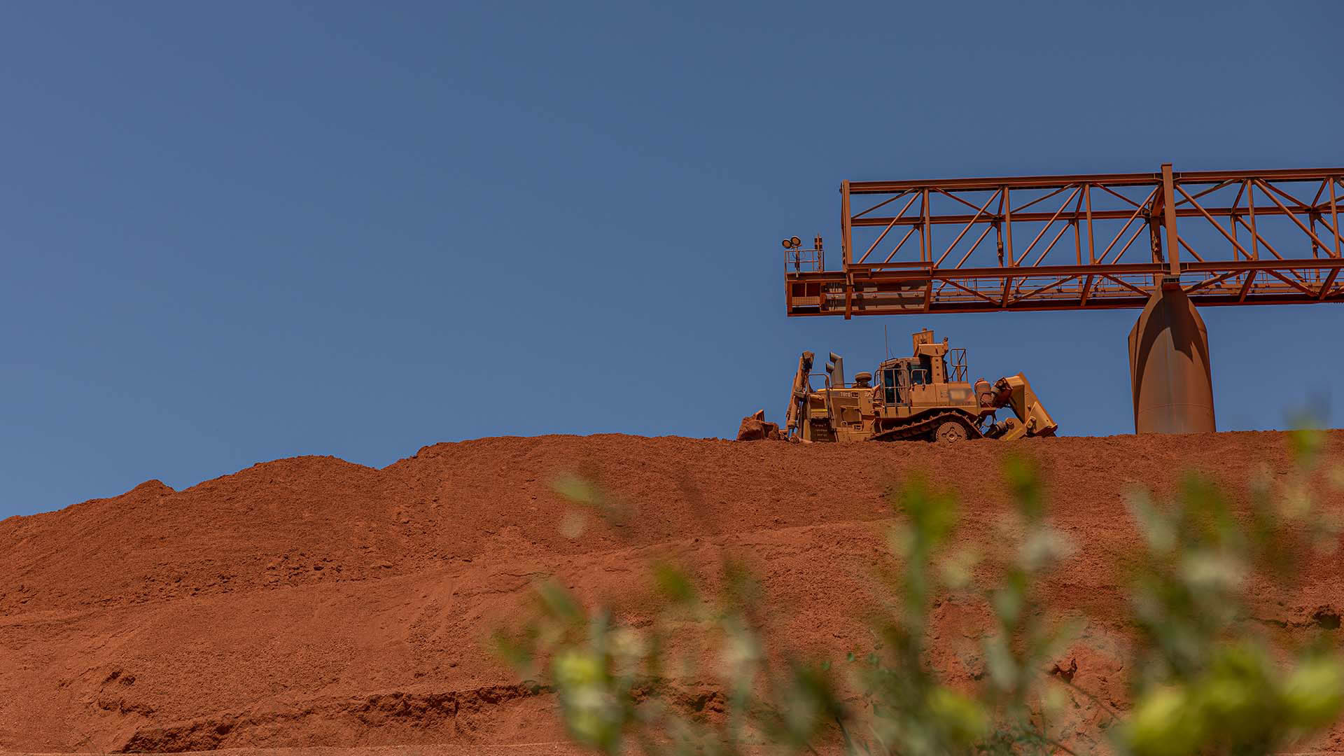 HME and stockpile at Yarwun refinery