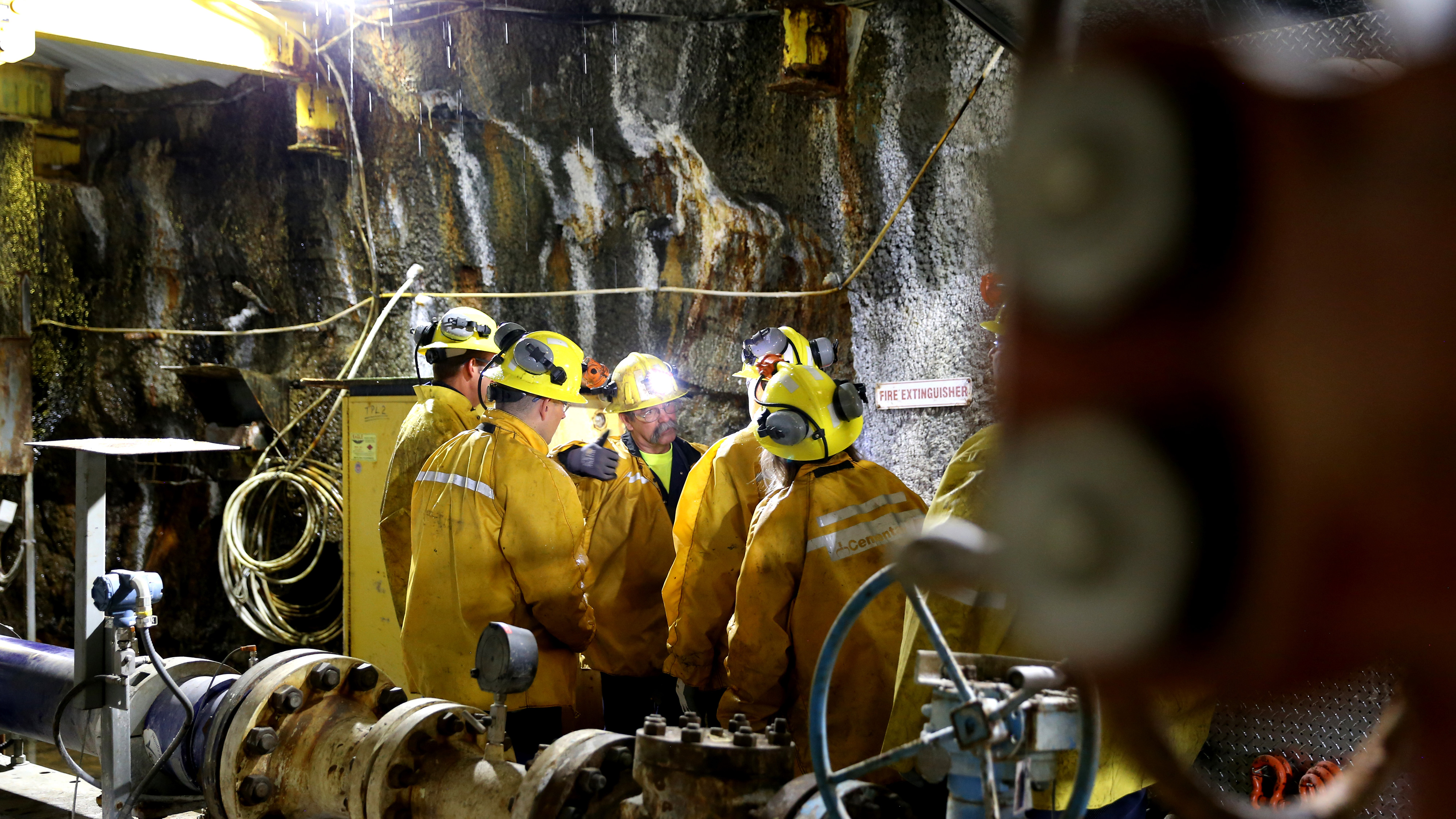 Resolution employees underground