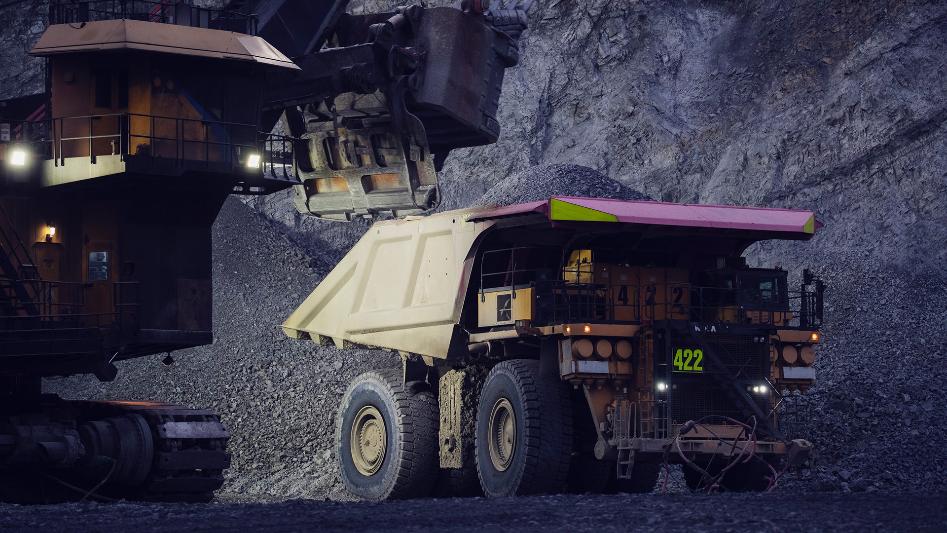 Haul truck at Kennecott, Bingham Canyon Mine
