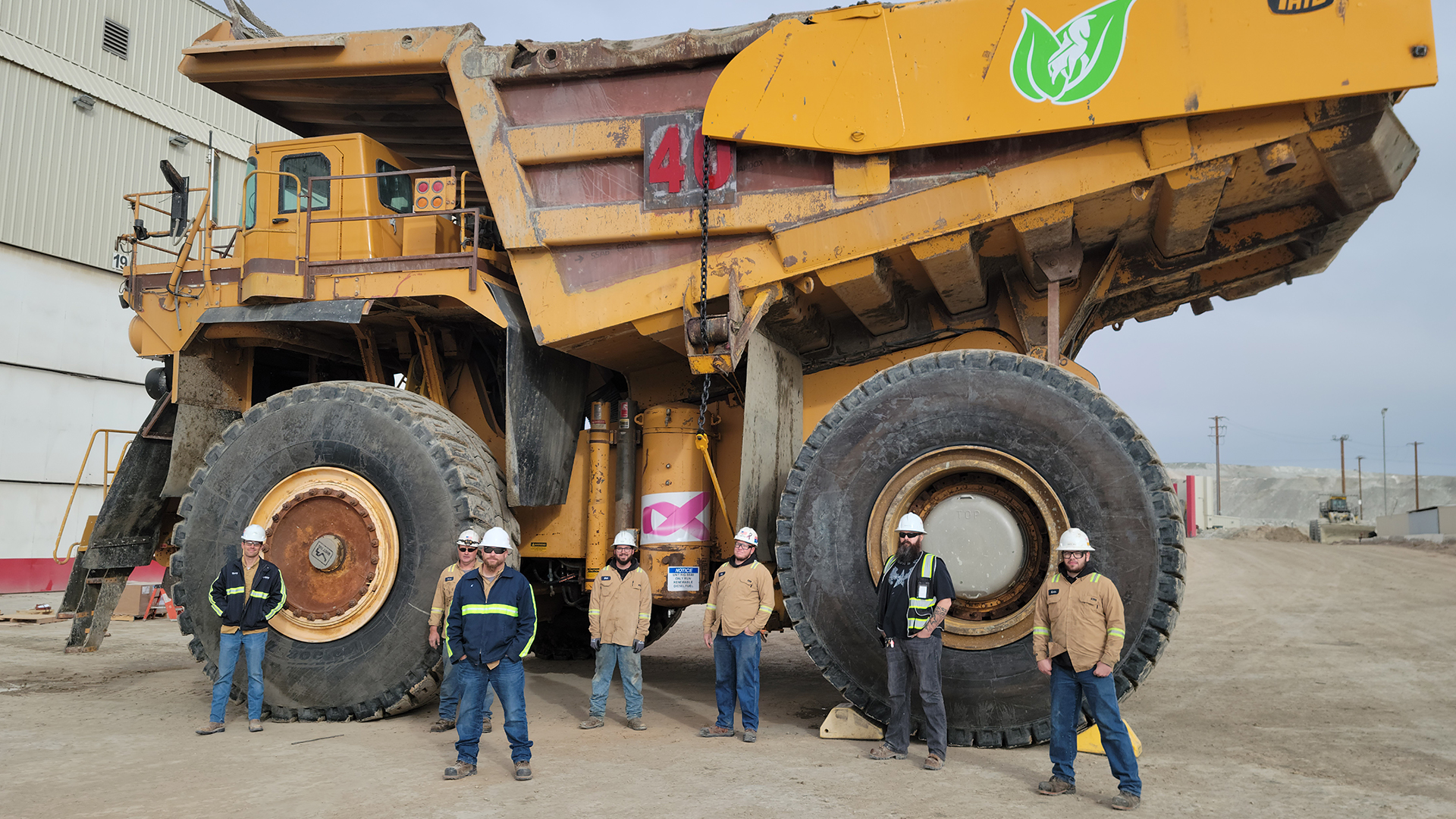 Renewable diesel haul truck