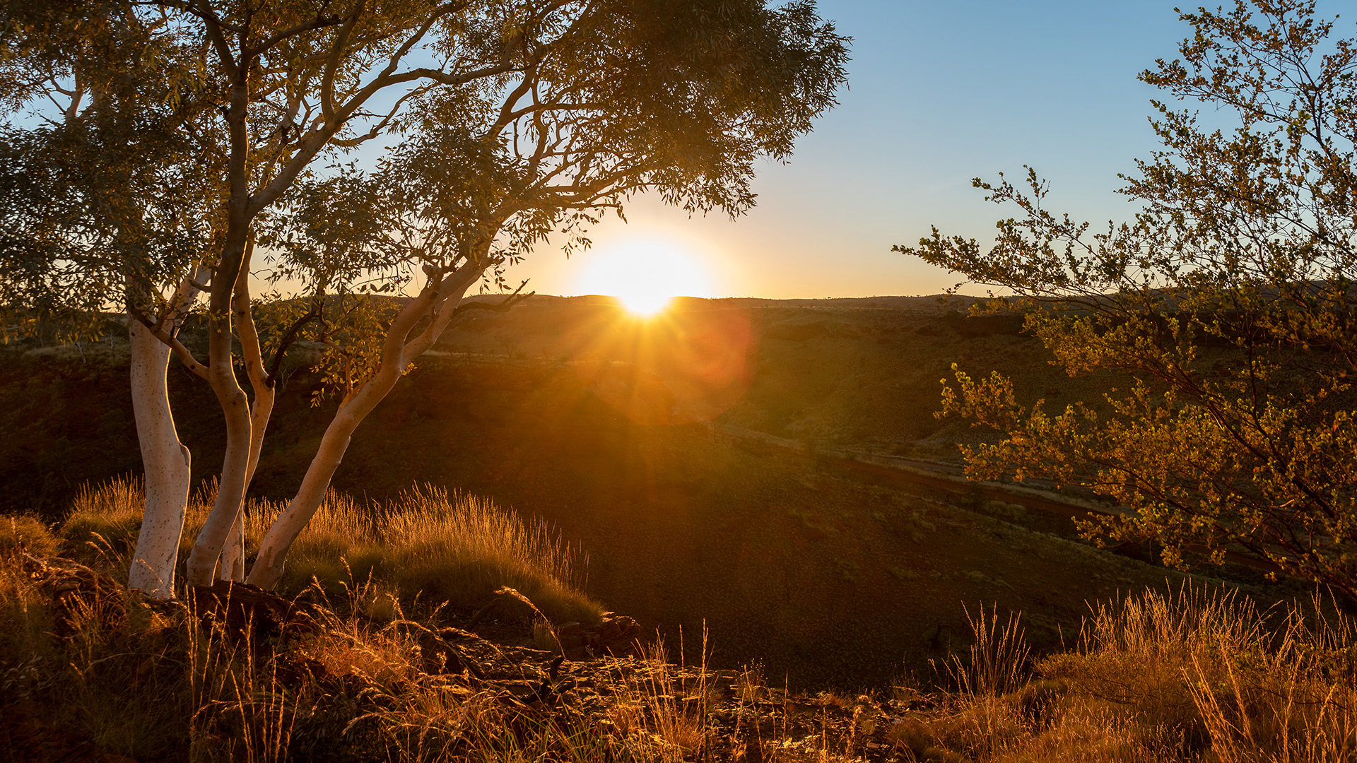 Yandicoogina sunrise - Pilbara
