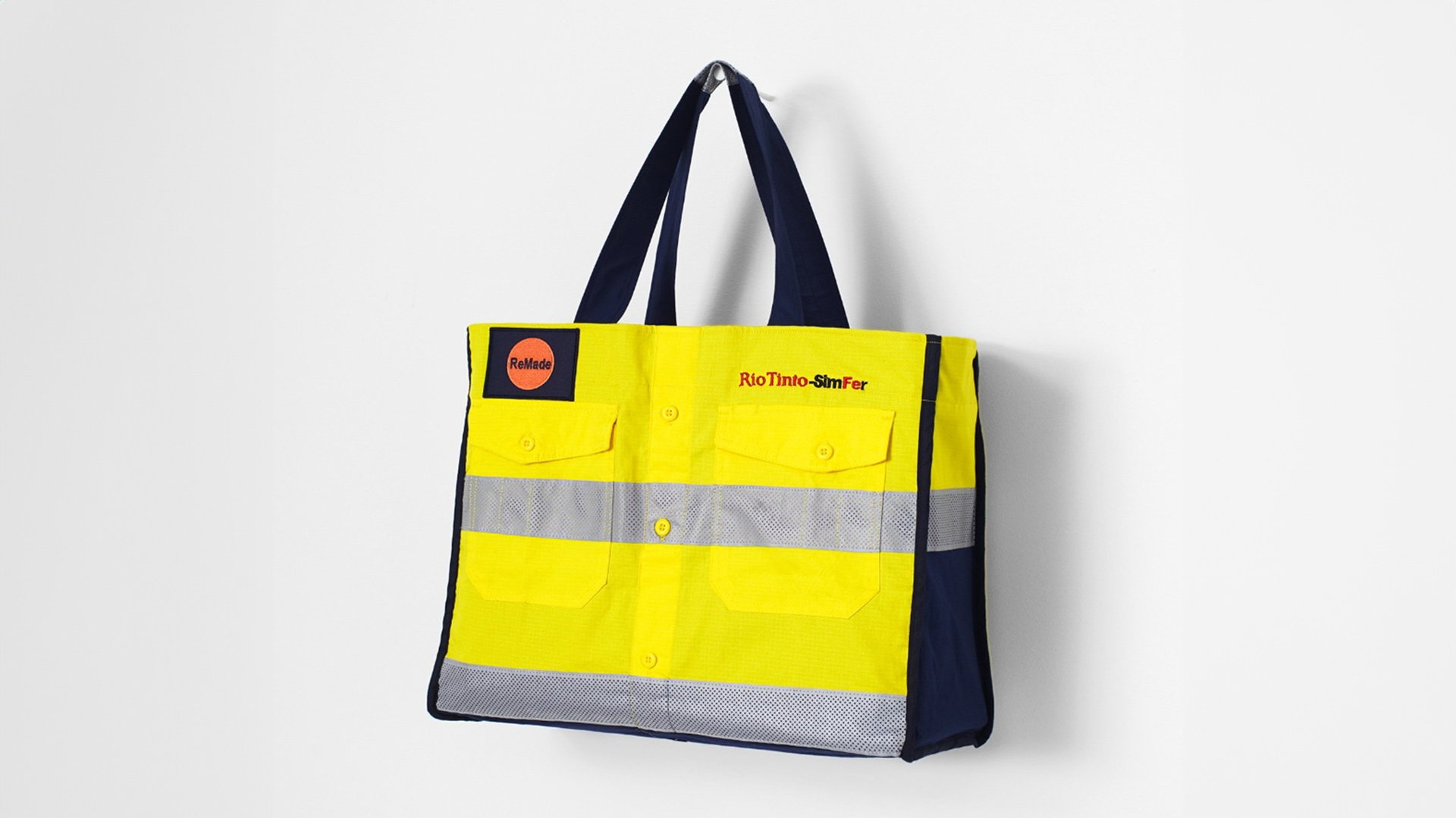 A Simandou ReMade tote bag ready for Mining Indaba 2026