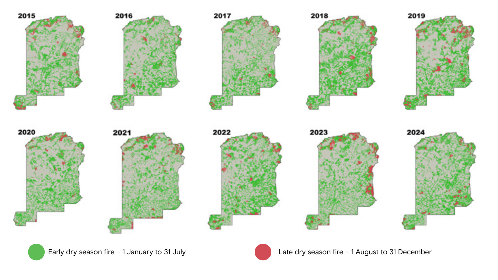 A decade of change – WALFA project operation mapping, 2015-2024