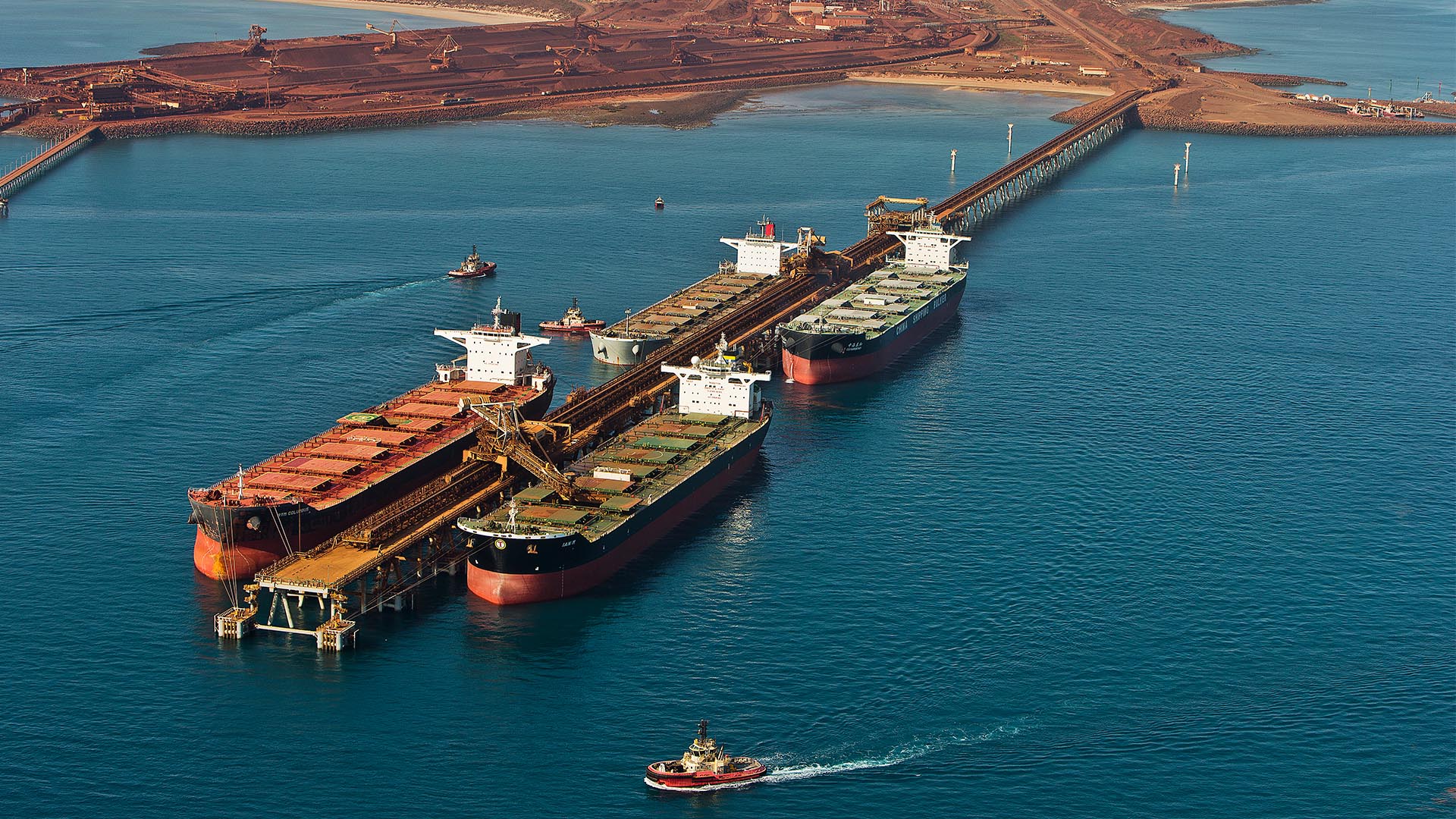 Rio Tinto 50–year shipping milestone at Cape Lambert port in Western Australia