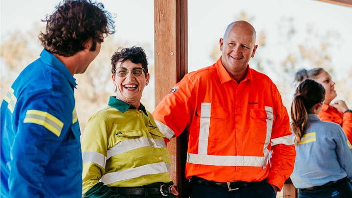 Group of Gladstone employees smiling