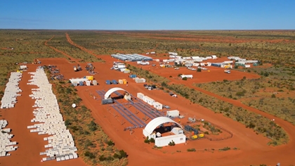 Aerial view of Winu region