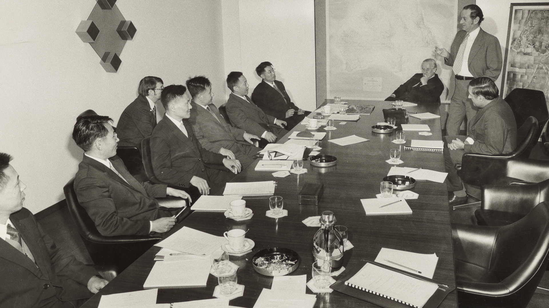 A delegation from the People’s Republic of China, 1974