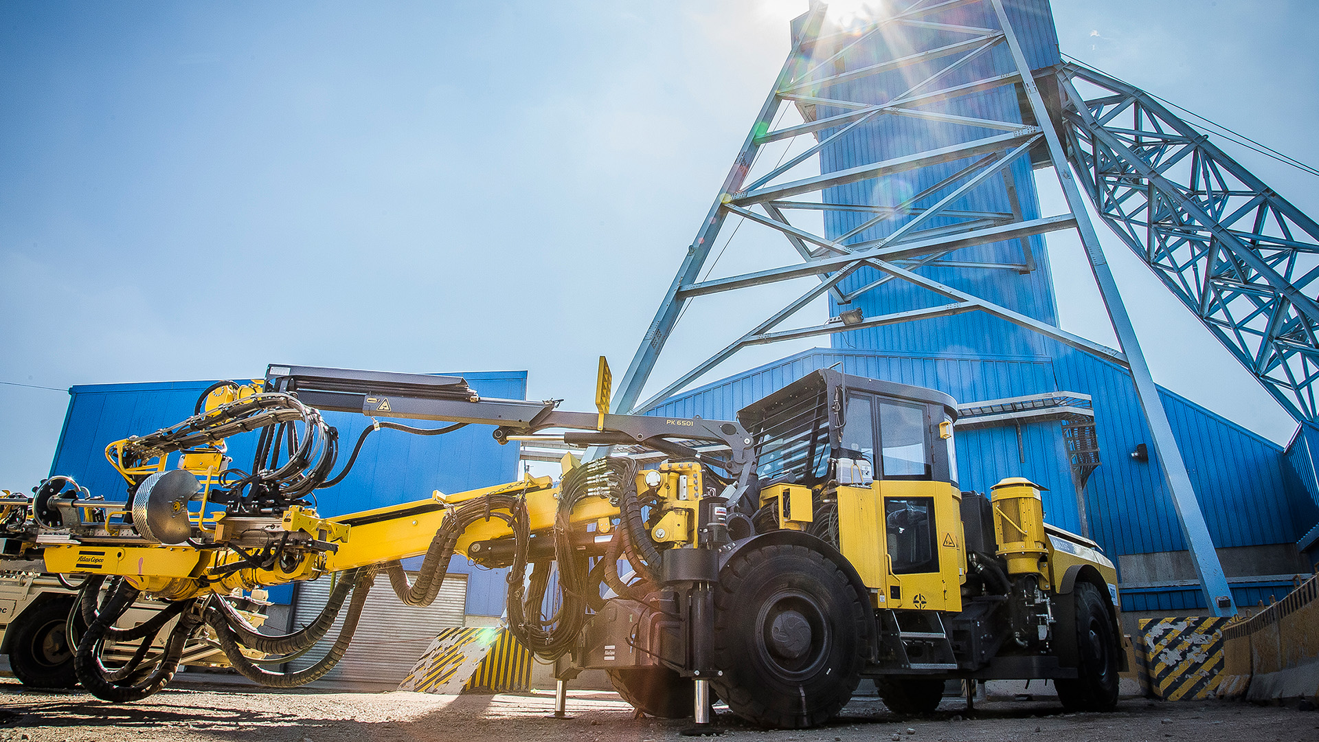 Shaft #1 at Oyu Tolgoi, Khanbogd, Mongolia