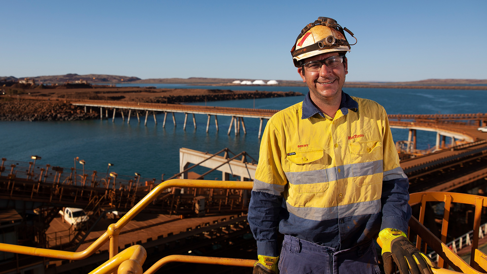 Dampier iron ore port, Western Australia