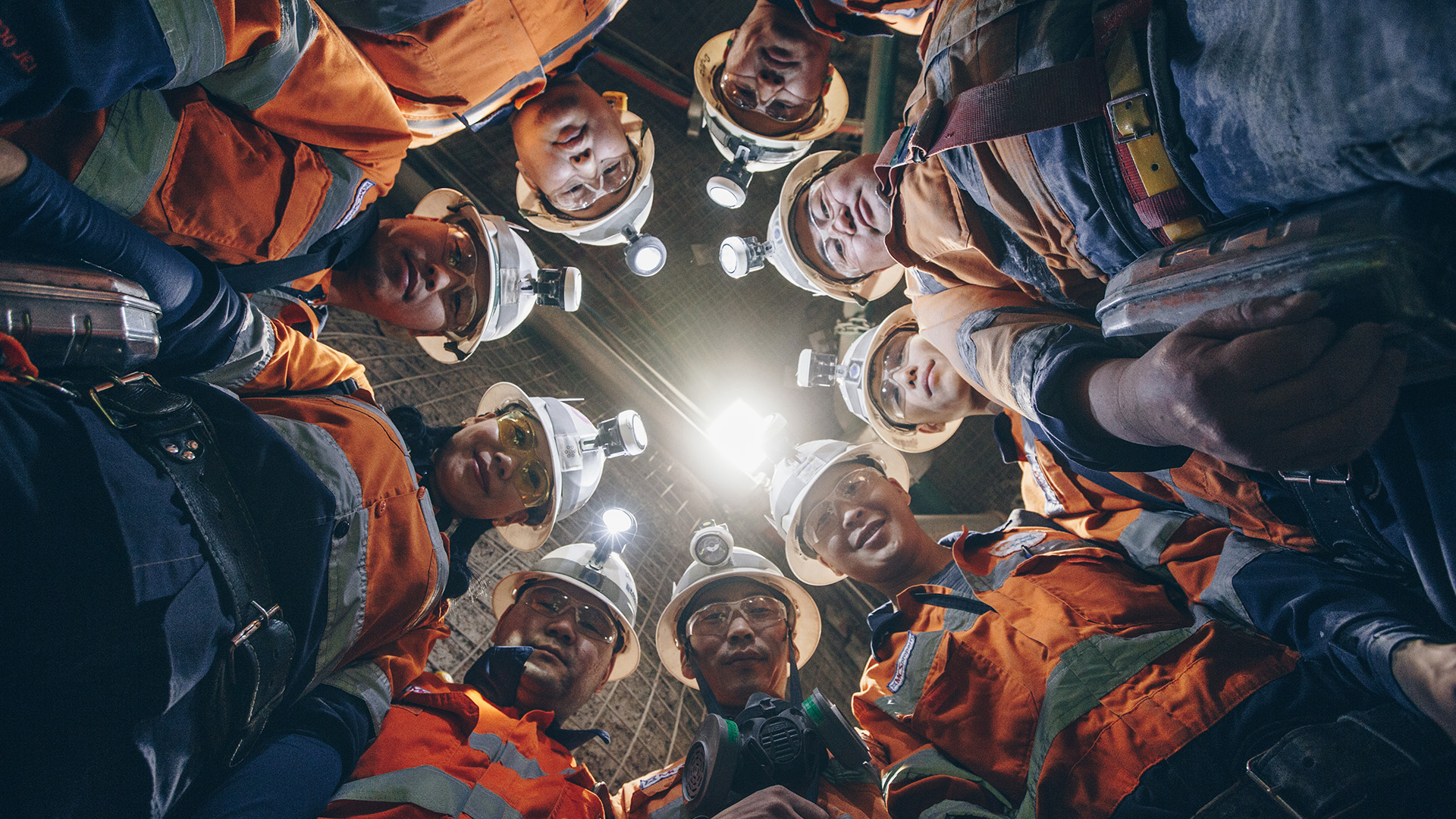 Employees at Oyu Tolgoi