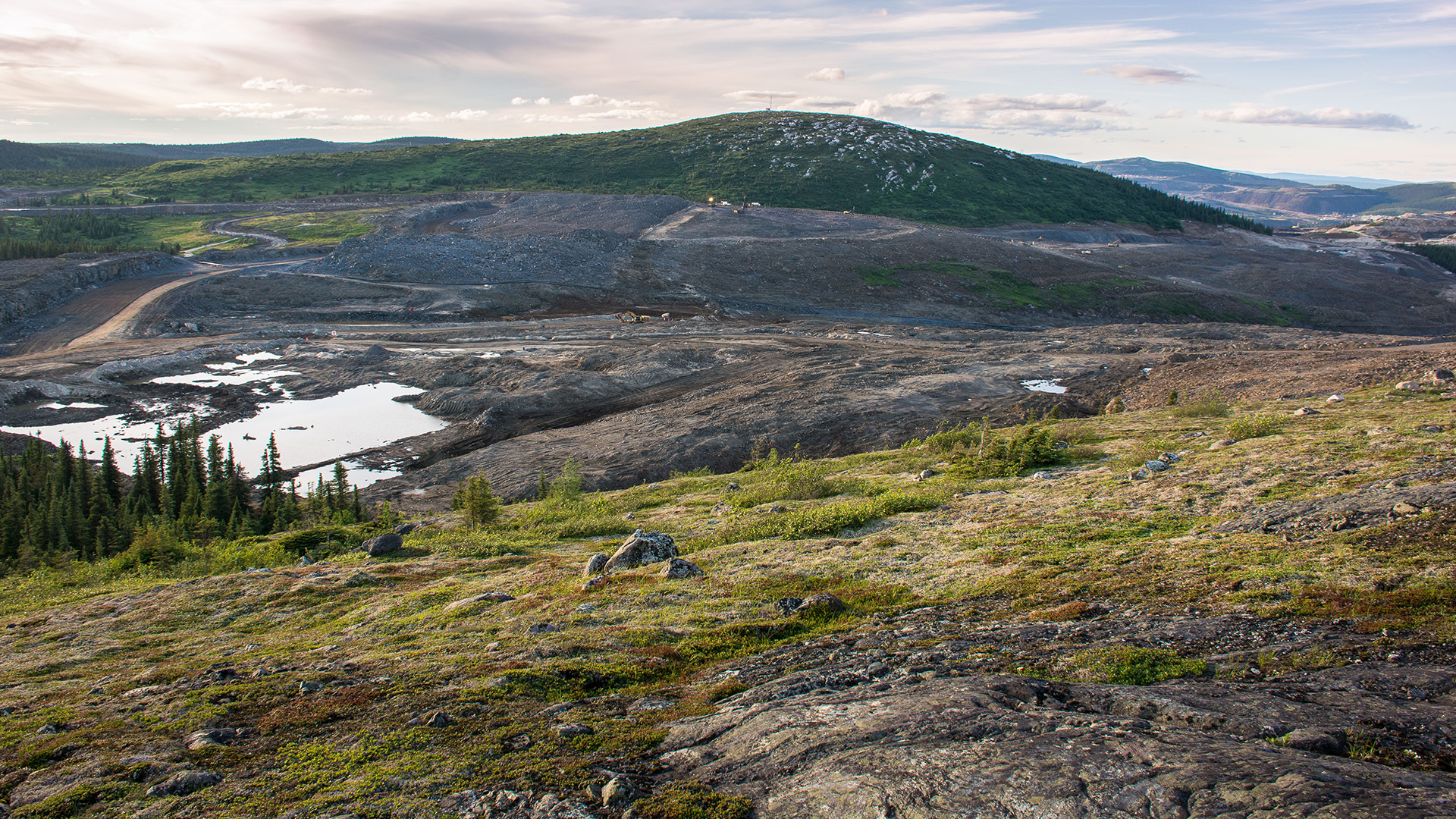 Moss Pit, IOC's newest open pit located in Labrador City, Canada
