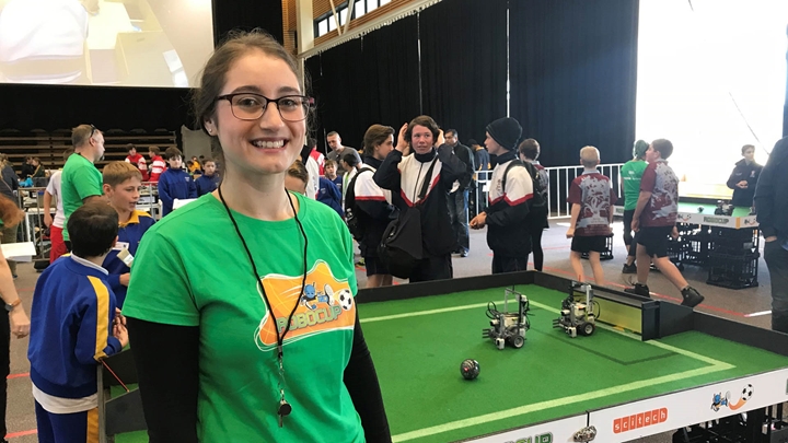 Claudia, RoboCup Junior Mentor