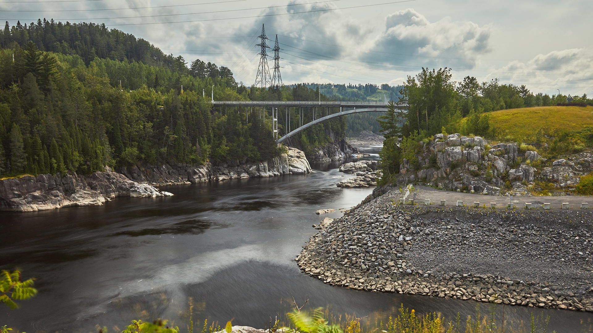 Saguenay hydroelectric plant