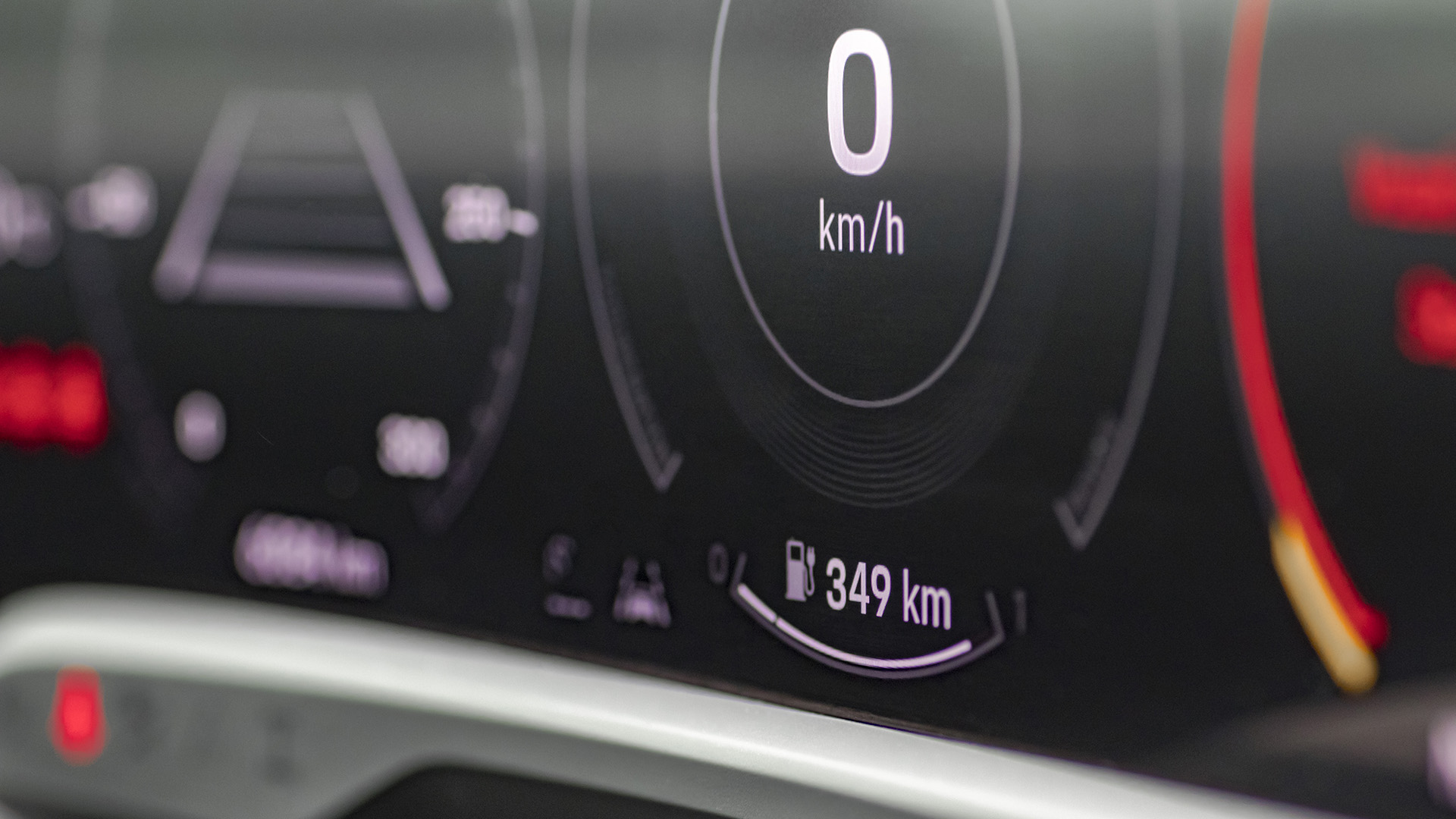 Electric car dashboard