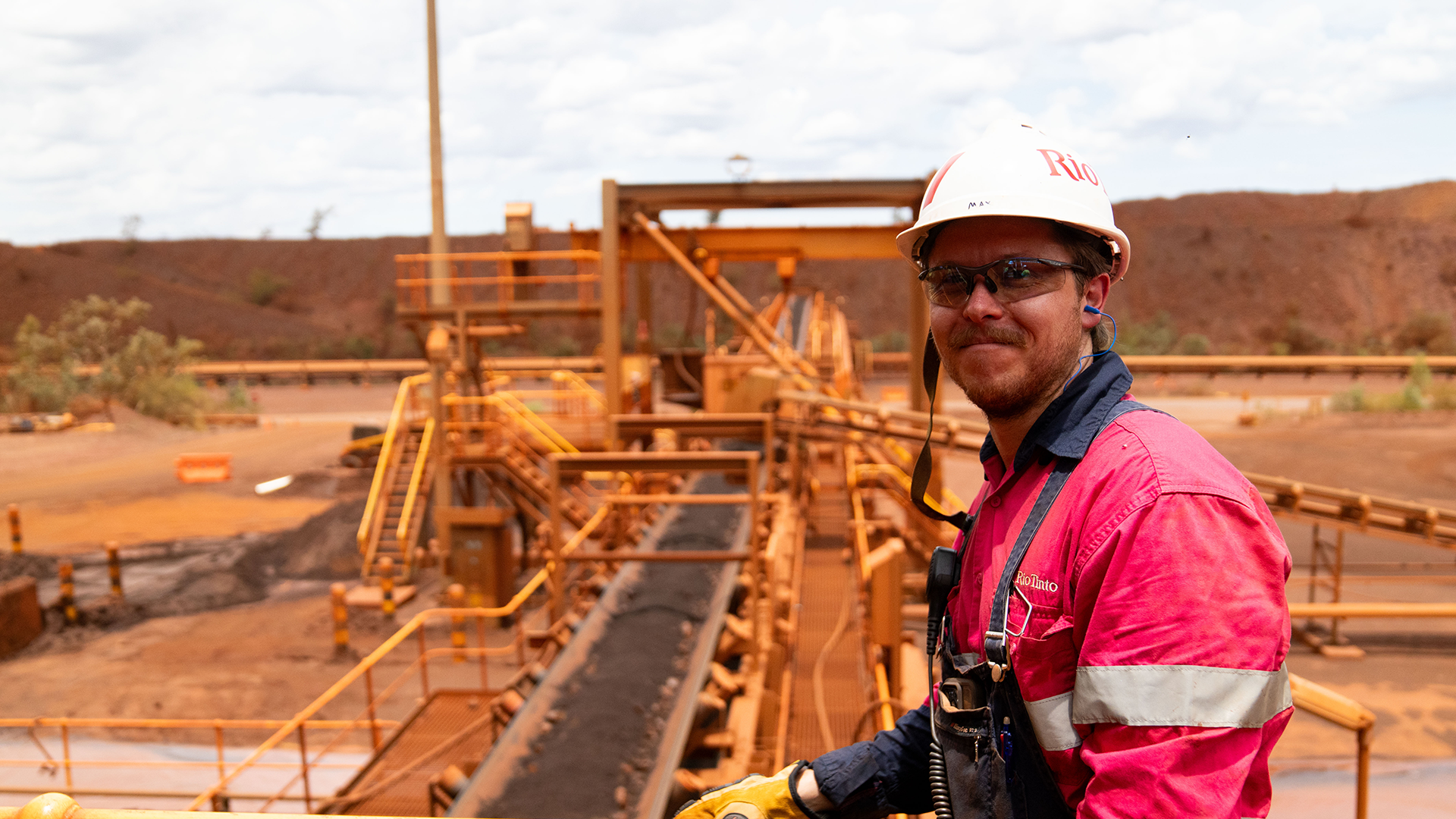Employee in the Pilbara