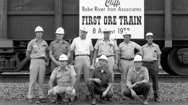 Early days at Cliffs Robe River in the Pilbara, Western Australia