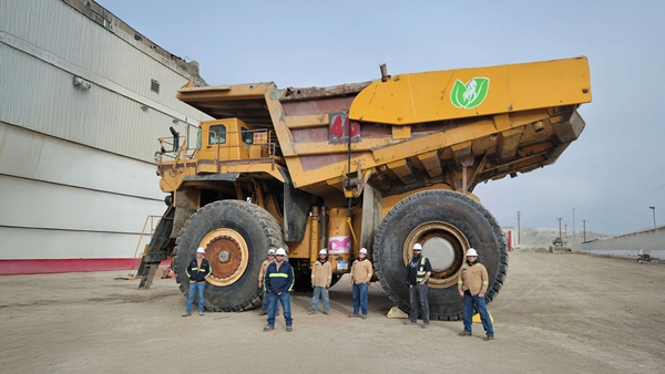 Massive haul truck